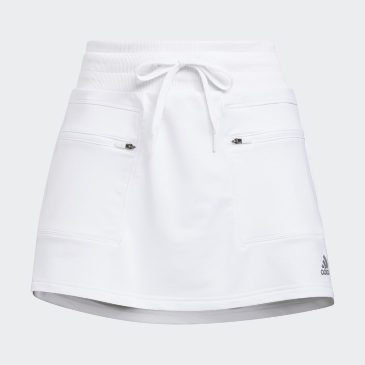 Falda Pantalón De Golf De Punto De Urdimbre Adidas Blanco