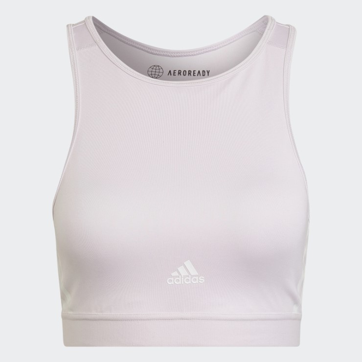 Sujetador De Entrenamiento Con Sujeción Ligera Rosa Hyperglam AeroReady Adidas