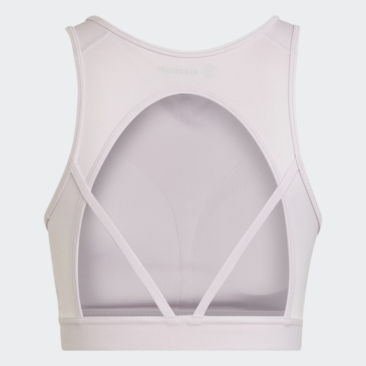 Sujetador De Entrenamiento Con Sujeción Ligera Rosa Hyperglam AeroReady Adidas