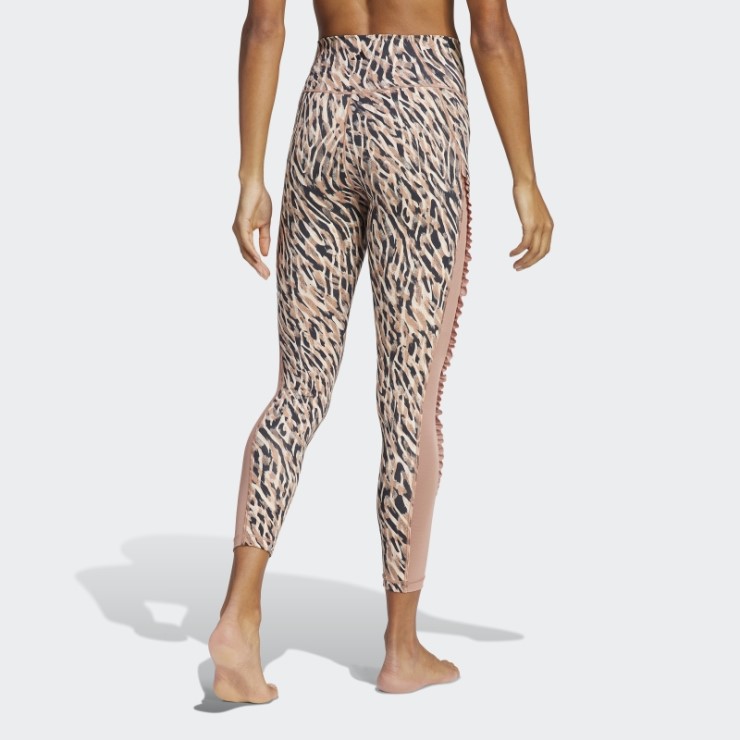 Leggings 7/8 Con Estampado Yoga Studio Choque En Tono Crudo De Adidas