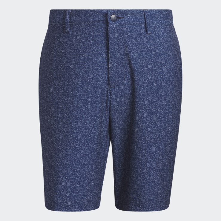 Pantalones Cortos De Golf Estampados De Nueve Pulgadas Ultimate365 Azul Marino Adidas