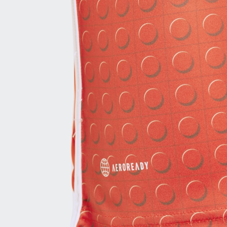 Negrita Naranja Adidas X Lego Camiseta De Local De Moda