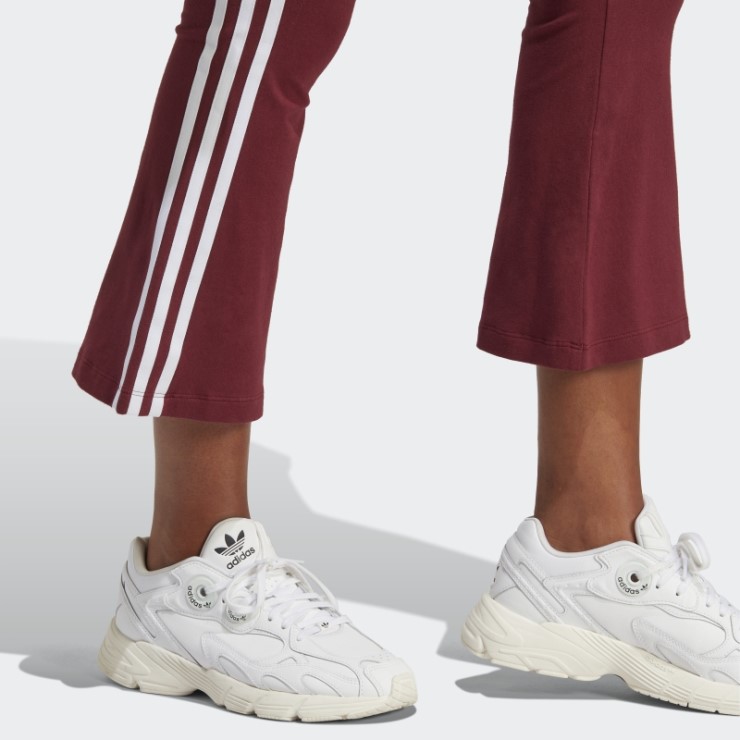 Rojo Adidas Adicolor Classics 3-stripes 7/8 Flare Leggins