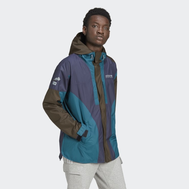 Azul Marino Adidas Adventure Squamish 93 Loop Cortavientos Moda