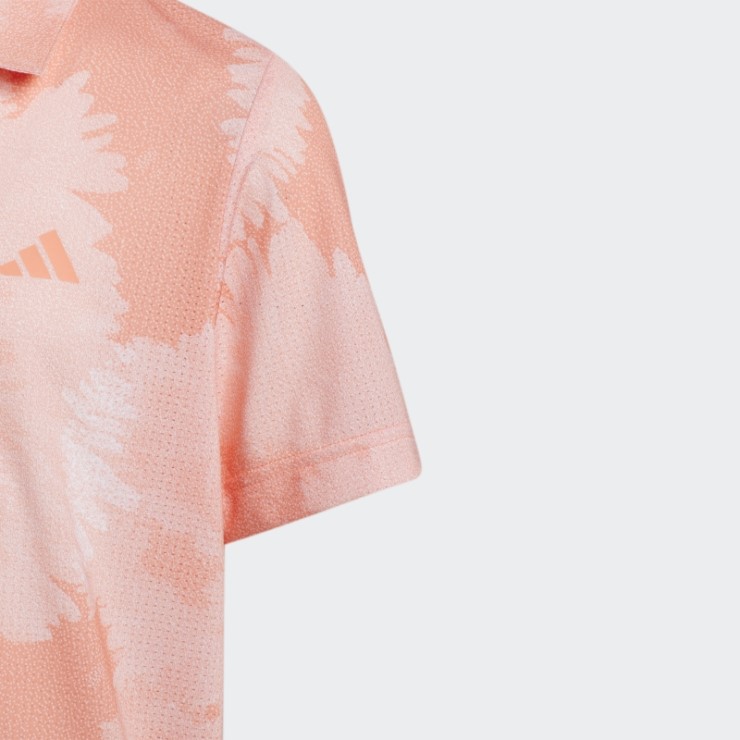 Polo Adidas Flower Mesh Coral