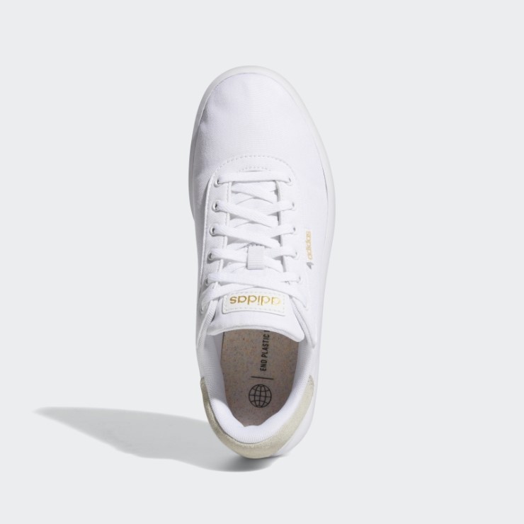 Adidas Court Plataforma Cln Zapatos Blanco