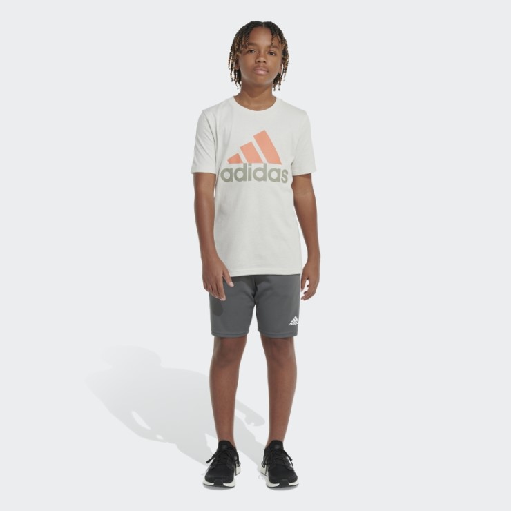 Camiseta De Aluminio Adidas Con Insignia De Deporte En Dos Tonos