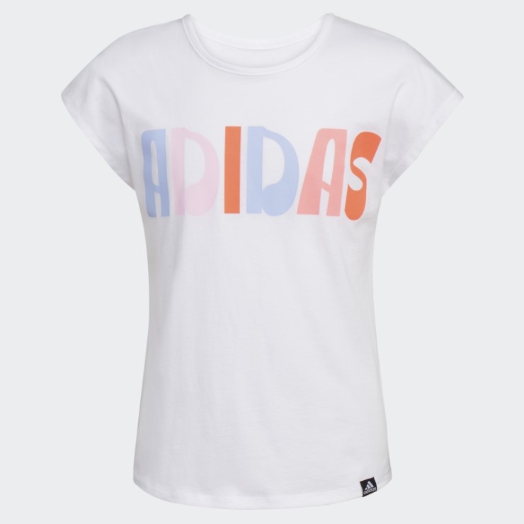 Camiseta Manga Corta Adidas Blanca
