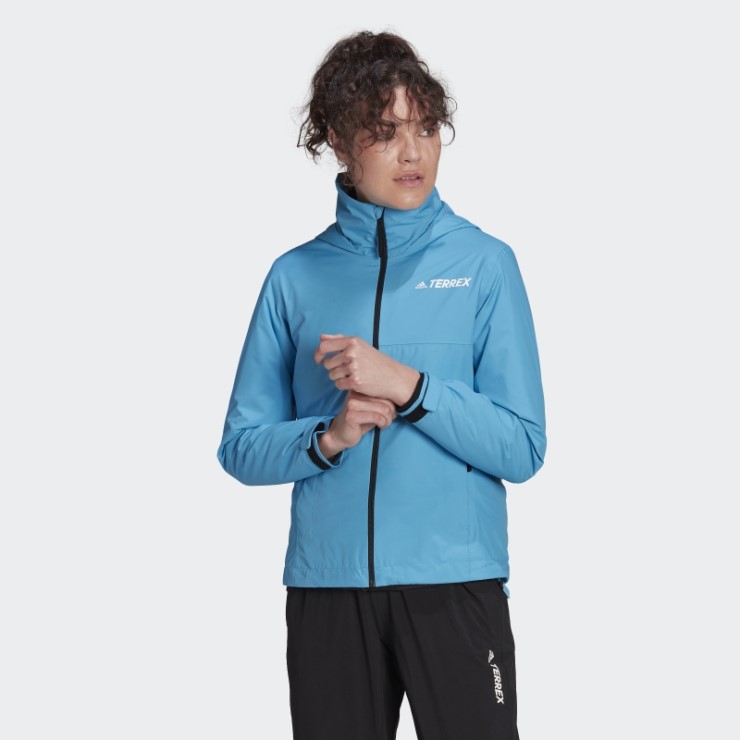 Chaqueta Impermeable De Dos Capas Adidas App Sky Rush Terrex Multi Rain.rdy Primegreen
