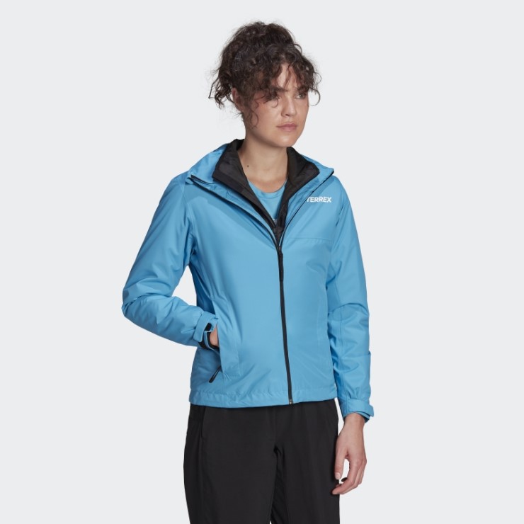 Chaqueta Impermeable De Dos Capas Adidas App Sky Rush Terrex Multi Rain.rdy Primegreen