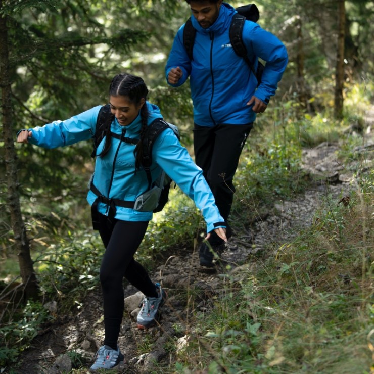 Chaqueta Impermeable De Dos Capas Adidas App Sky Rush Terrex Multi Rain.rdy Primegreen