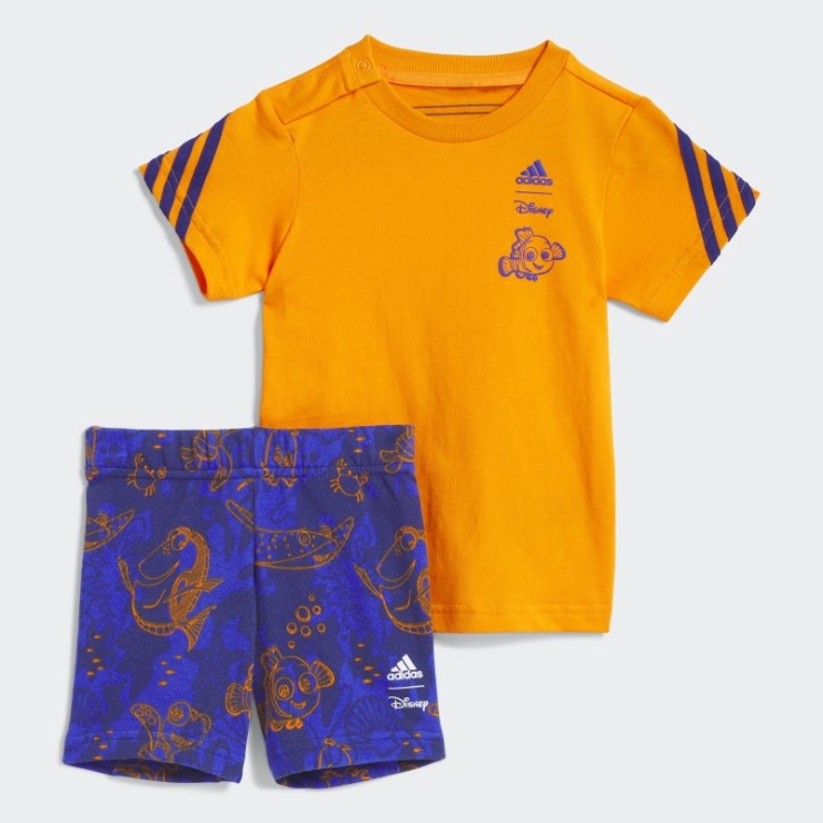 Camiseta Adidas Bahia Naranja Buscando A Nemo