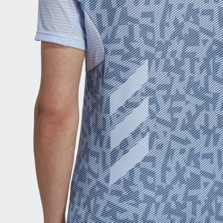 Camiseta Terrex Agravic Pro Trail Running Adidas Azul Amanecer