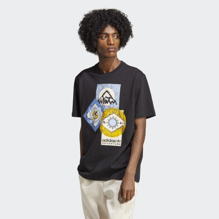 Camiseta Adidas Adventure Fc Negro Caliente