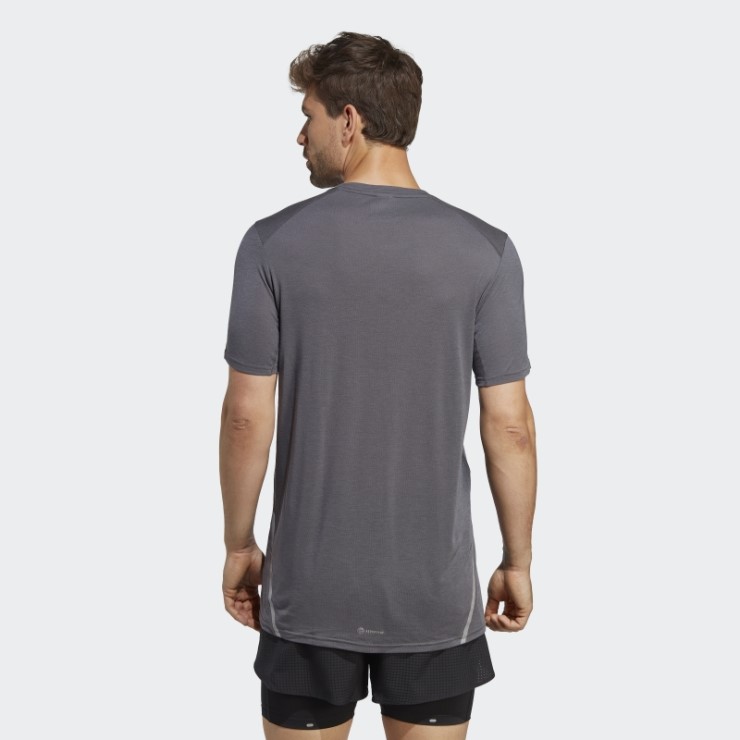 Camiseta Adidas Running Win Trust Gris