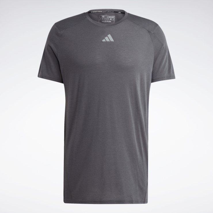 Camiseta Adidas Running Win Trust Gris