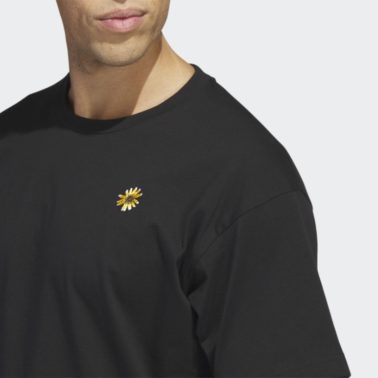 Camiseta Negra Adidas Adicross Burning Cart Society (género Neutral)