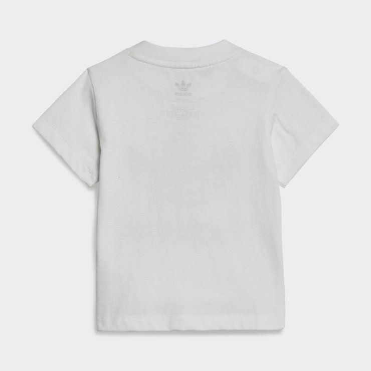 Conjunto Camiseta Trefoil Shorts Verde Oscuro Adidas