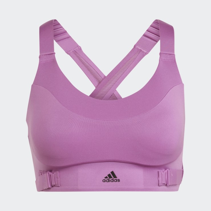 Sujetador Fastimpact Luxe Run Lila Adidas