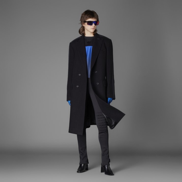 Polainas Adidas Versión Azul Negro