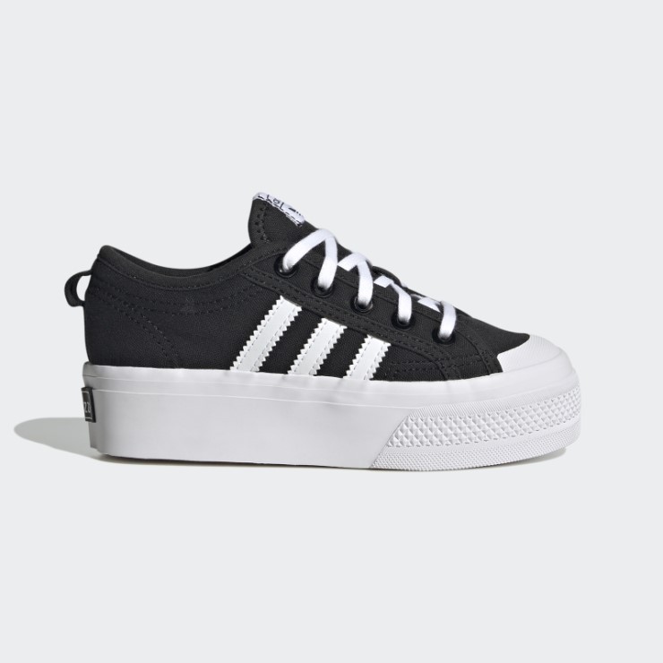 Moda Adidas Nizza Plataforma Zapatos Blanco