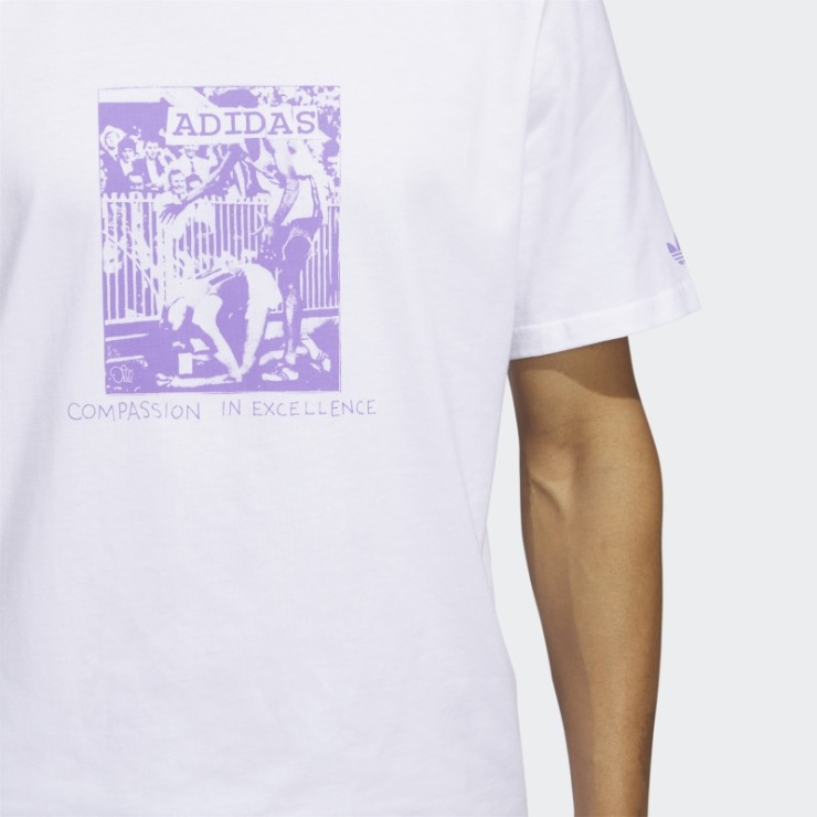 Camiseta Adidas Dill Compasion Blanca