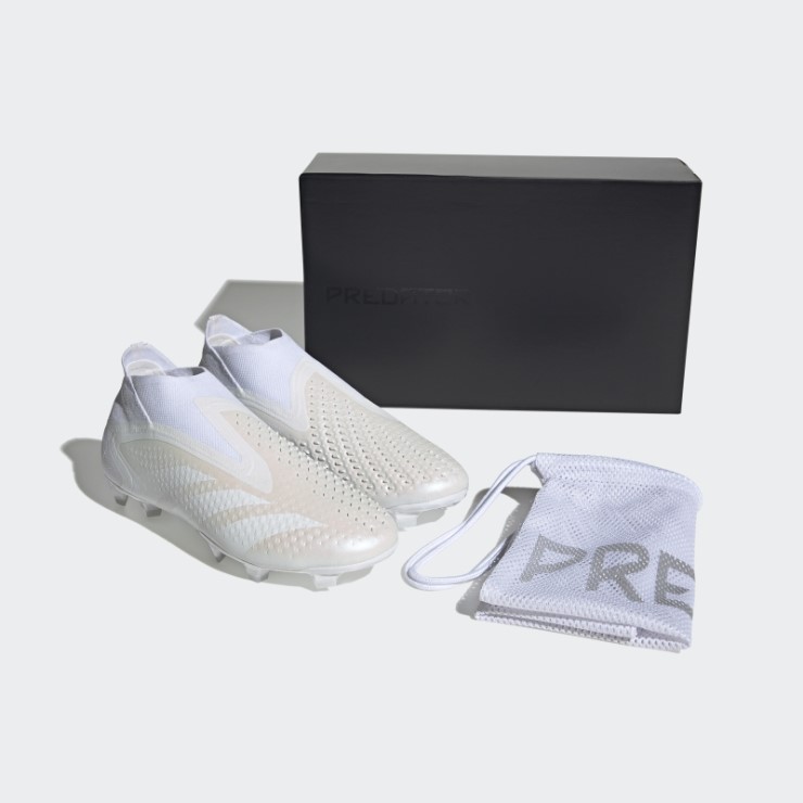 Adidas Predator Precision+ Tacos De Fútbol Para Terreno Firme Blanco