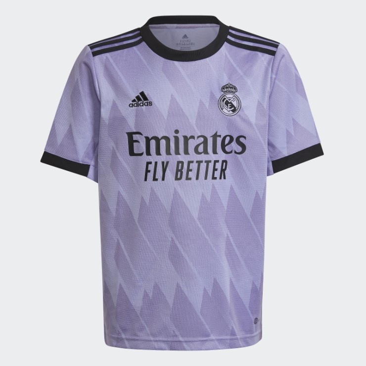 Adidas Camiseta Real Madrid 22/23 Segunda Equipación Violeta Claro Moda