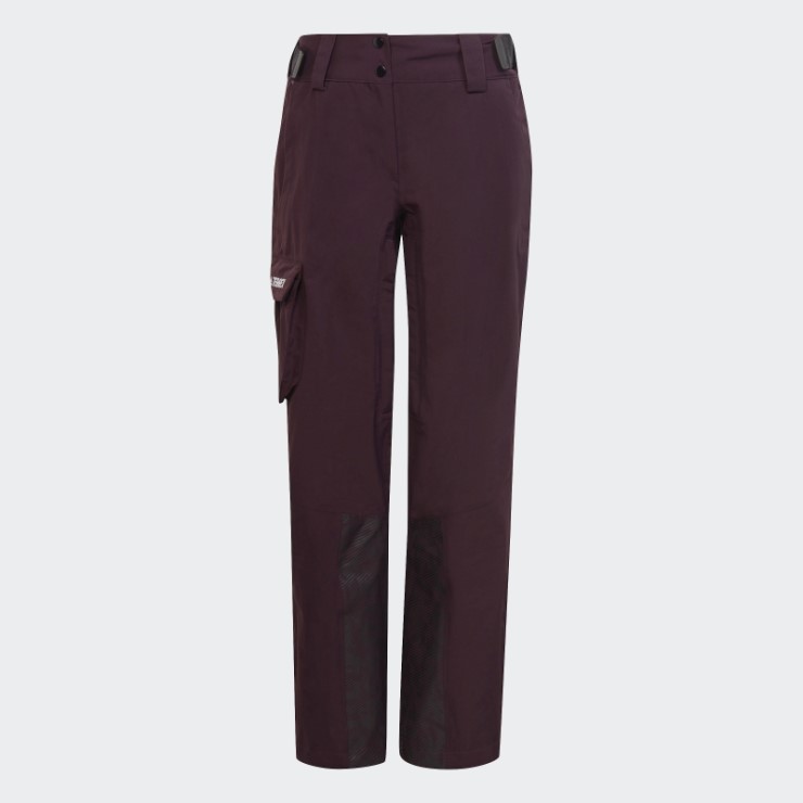 Pantalón De Nieve Terrex De 3 Capas De Nailon Posconsumo Granate Adidas