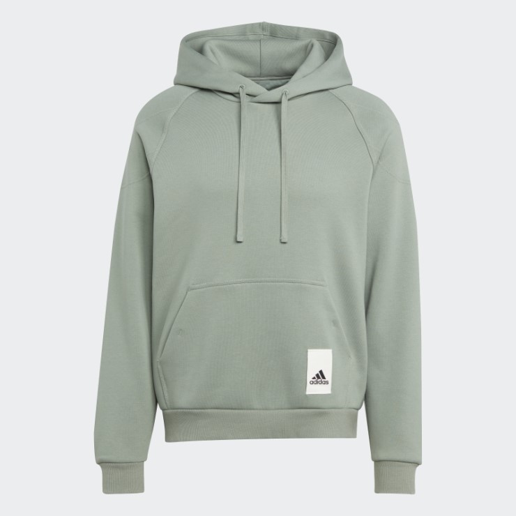 Sudadera Lounge Polar Adidas Verde Plata