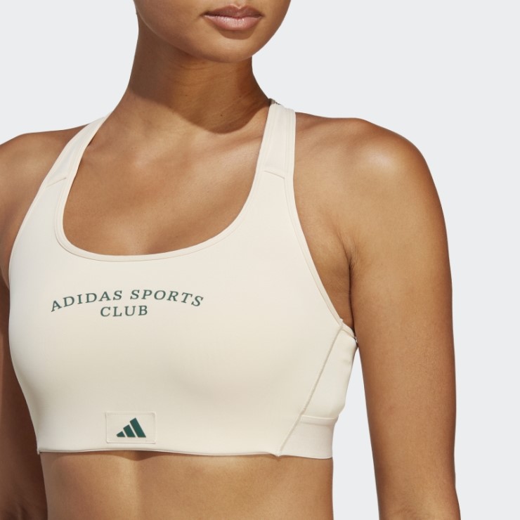 Sujetador Deportivo De Lino De Sujeción Media Adidas