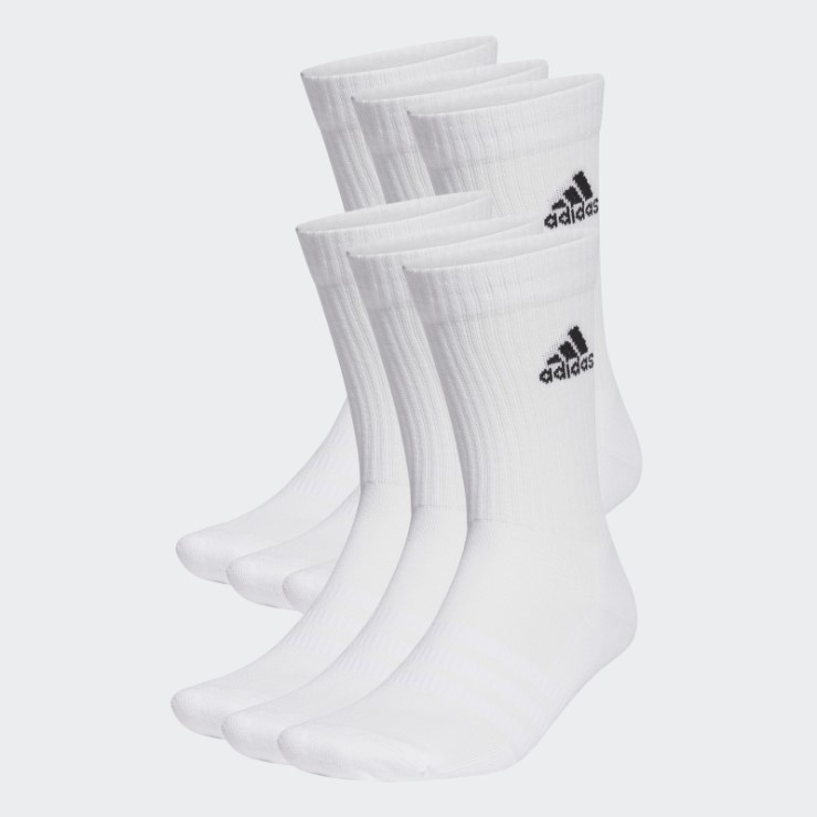 Calcetines Adidas Sportswear Acolchados Blancos 6 Pares