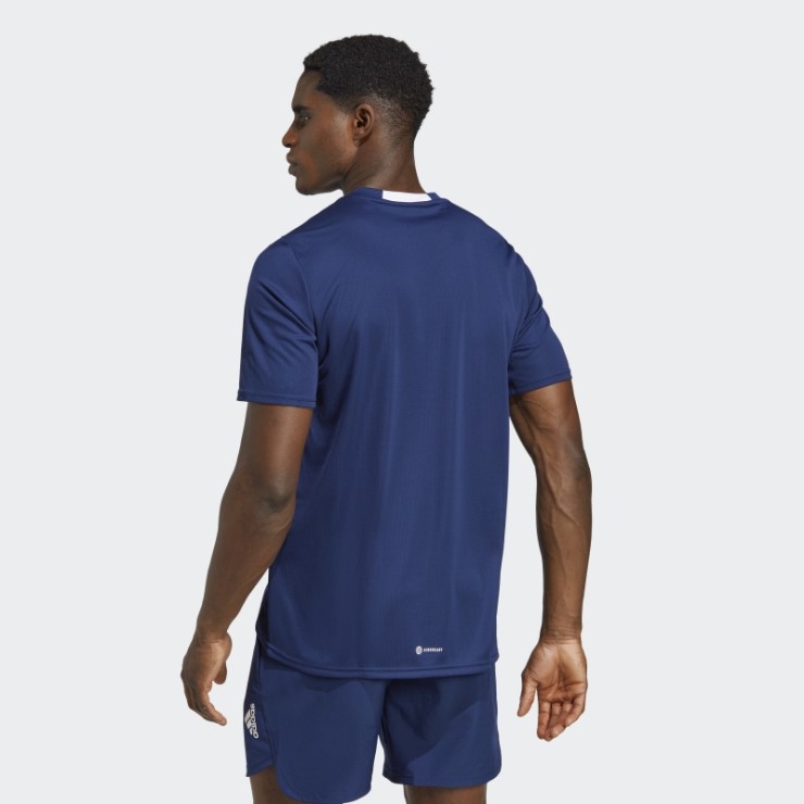 Camiseta Aeroready Diseñada Para El Movimiento Azul Oscuro Adidas
