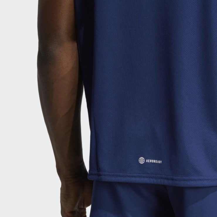 Camiseta Aeroready Diseñada Para El Movimiento Azul Oscuro Adidas