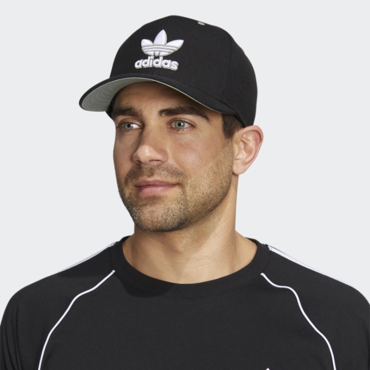 Gorro Moderno Precurvado Negro Adidas