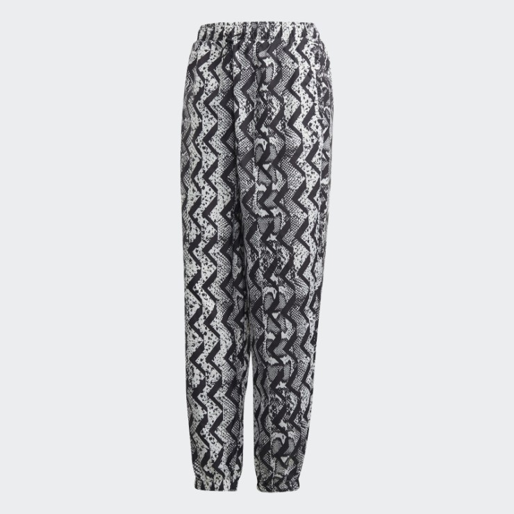 Pantalones De Chándal Con Estampado Integral Negro Adidas