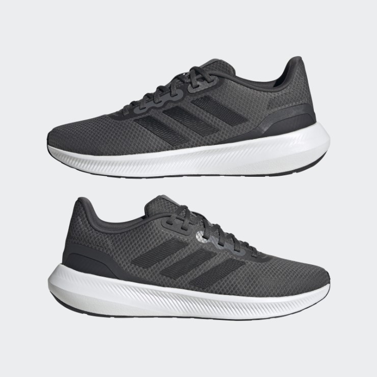 Zapatillas Adidas Runfalcon 3 Cloudfoam Bajas Gris