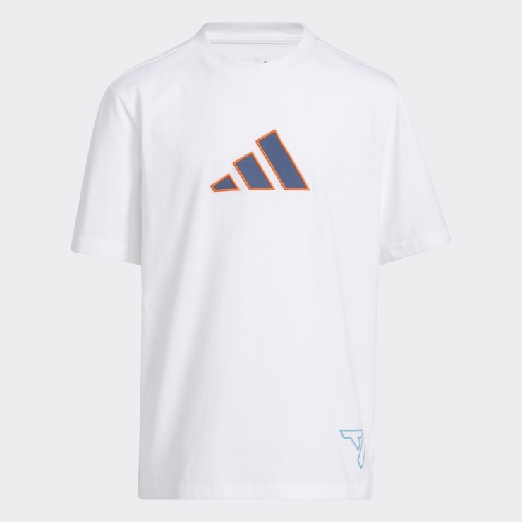 Trae Camiseta Joven Adidas Blanca