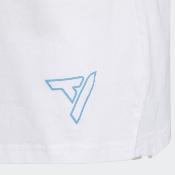 Trae Camiseta Joven Adidas Blanca