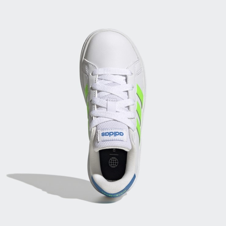 Adidas Grand Court Lifestyle Tenis Con Cordones Verde