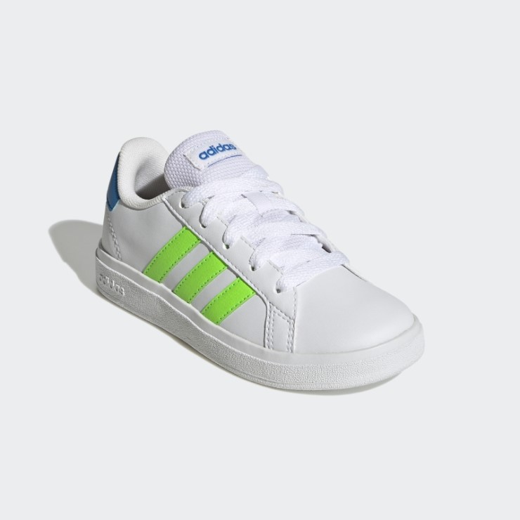 Adidas Grand Court Lifestyle Tenis Con Cordones Verde