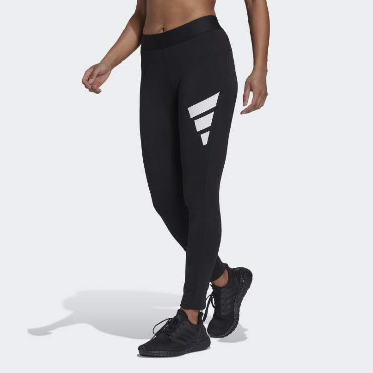 Negro Caliente Adidas Sportswear Iconos Futuros Legging