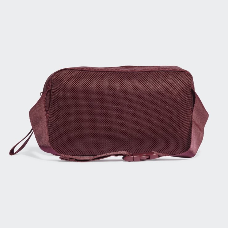 Riñonera Oversize Roja Con Monograma En Jacquard Trefoil De Adidas