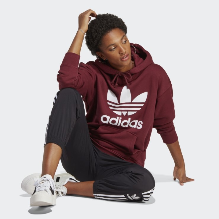 Sudadera Adidas Trefoil Roja