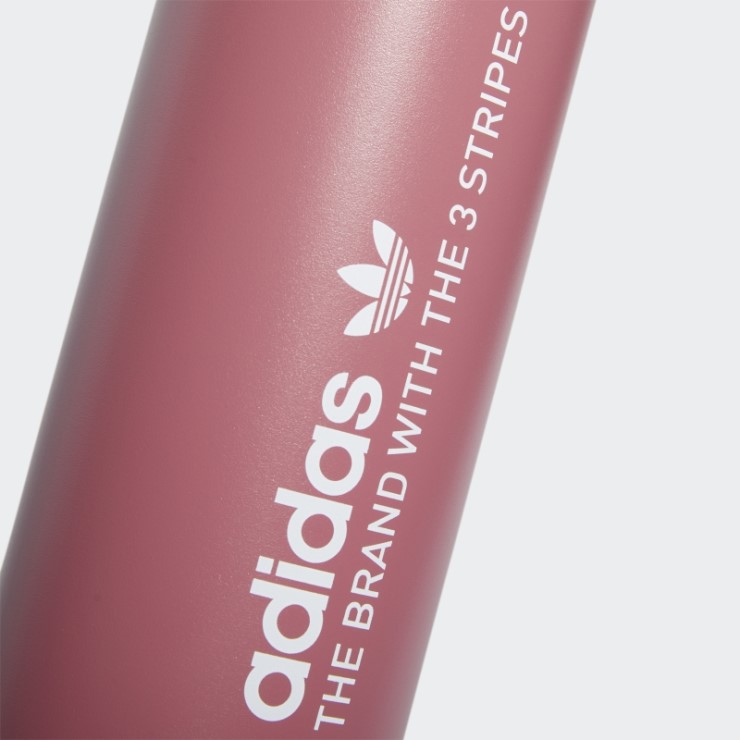Botella Metalica Acero Rosa 600 Ml Adidas