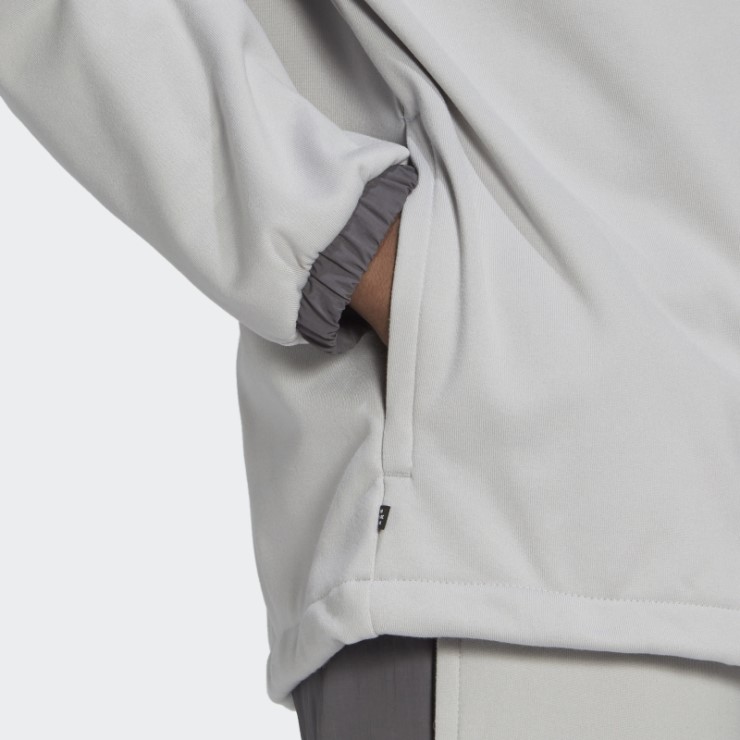 Sudadera Con Capucha Adidas Adventure Winter Fabric Mix Gris