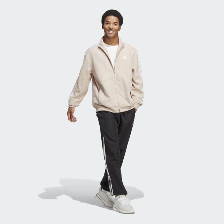 Chándal Gris Pardo Tejido Con 3 Rayas Adidas