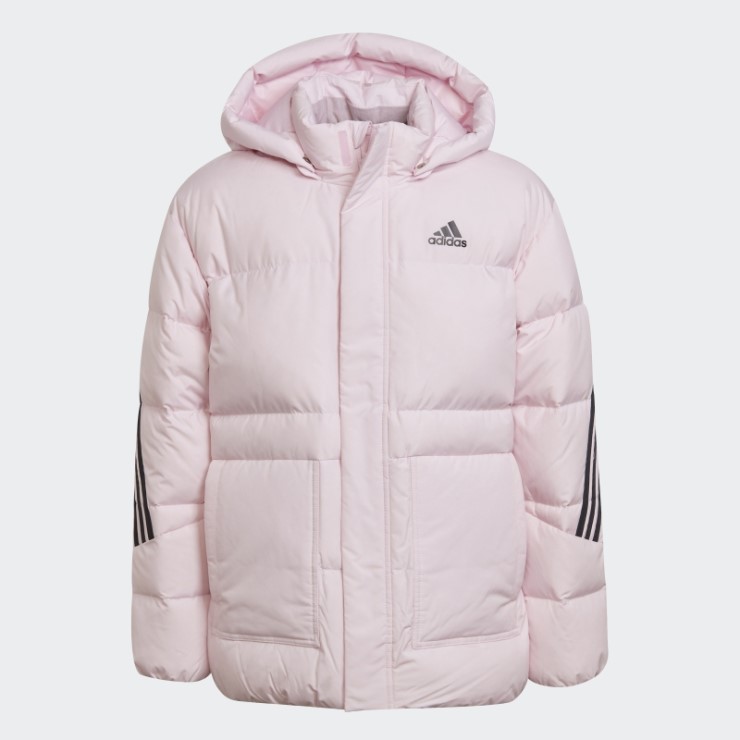 Chaqueta De Plumón De 3 Rayas Adidas Rosa