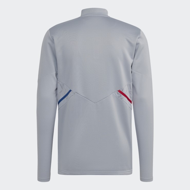 Adidas Olympique Lyonnais Tiro 21 Camiseta De Entrenamiento Plata