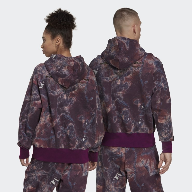 Sudadera Con Capucha Parley De Color Caqui Oscuro Medio (género Neutral) Adidas